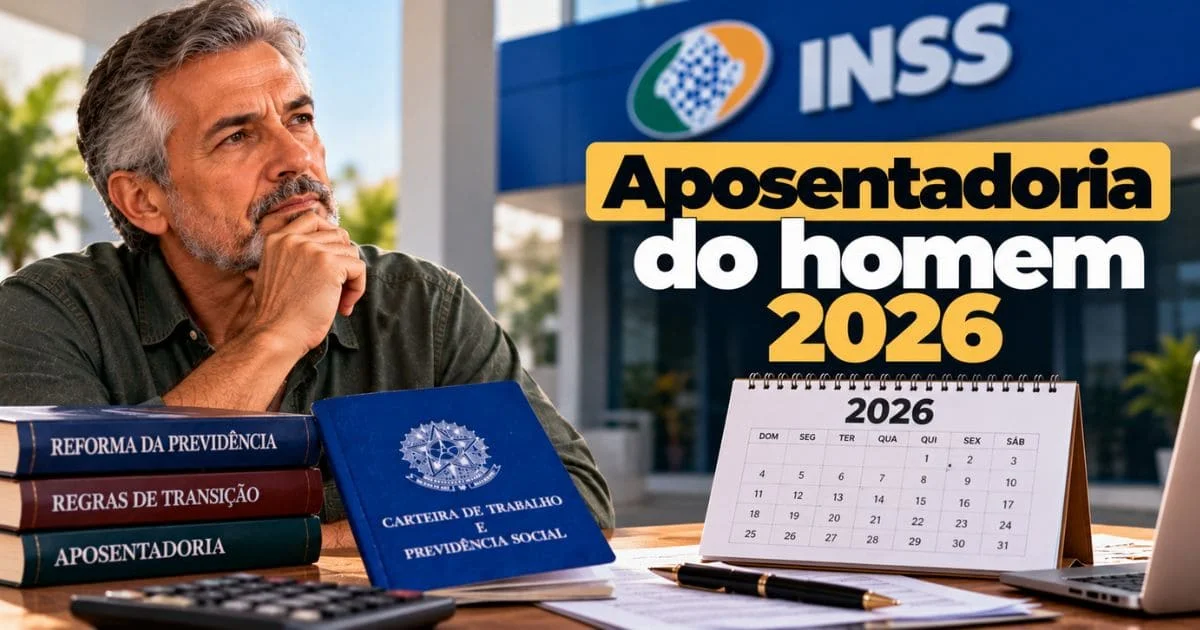 Aposentadoria do homem 2026