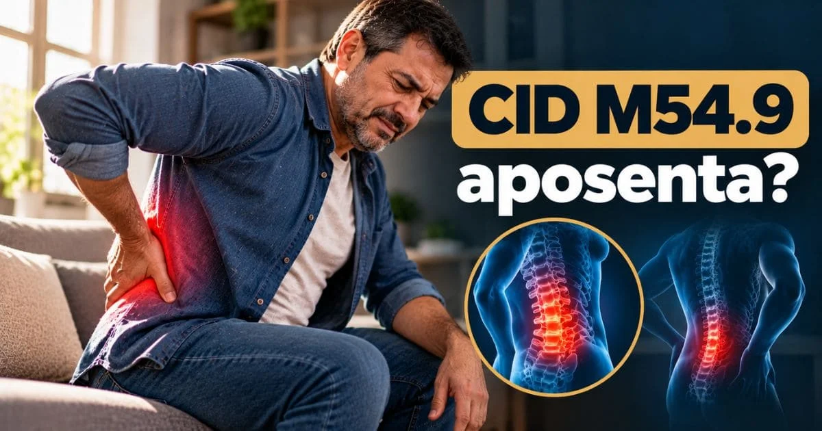 CID M54.9 aposenta