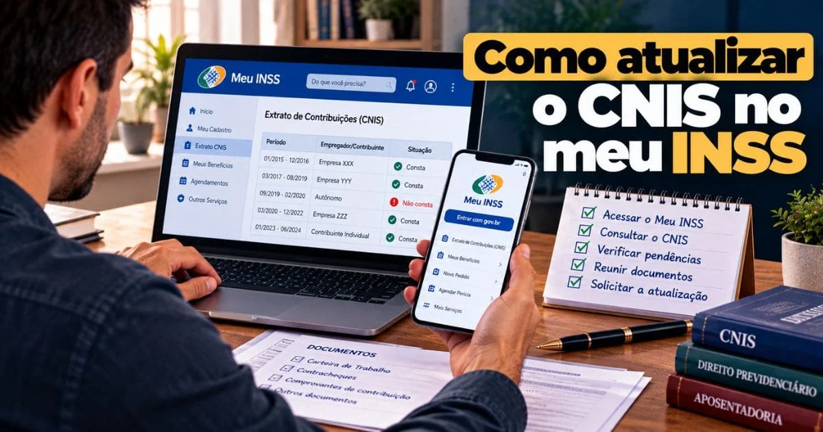Como atualizar o CNIS no Meu INSS