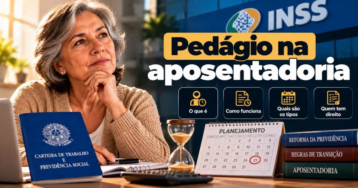 Pedágio na Aposentadoria