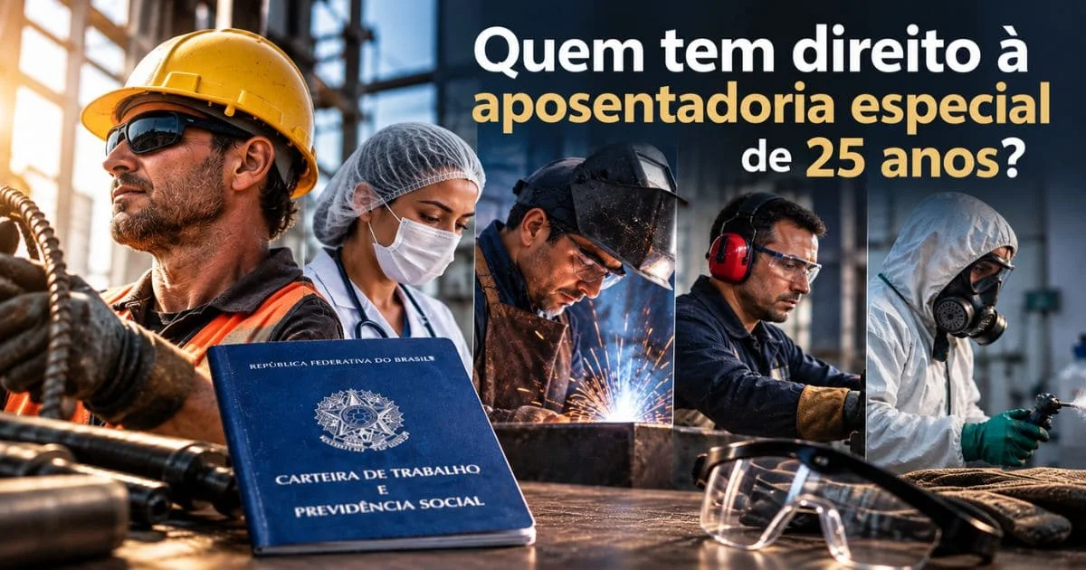 Quem tem direito à aposentadoria especial de 25 anos