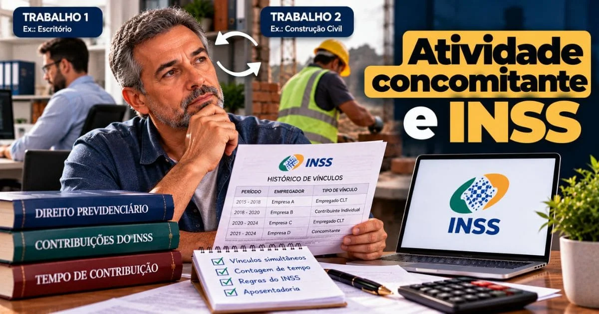 Atividade concomitante e INSS